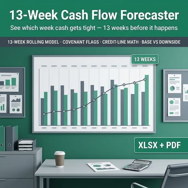 13-Week Cash Flow Forecaster — product image