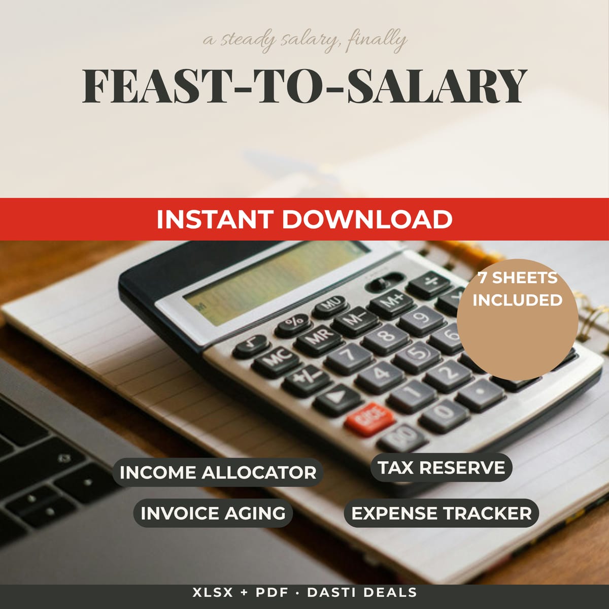 Feast-to-Salary — Freelancer Finance OS — product image