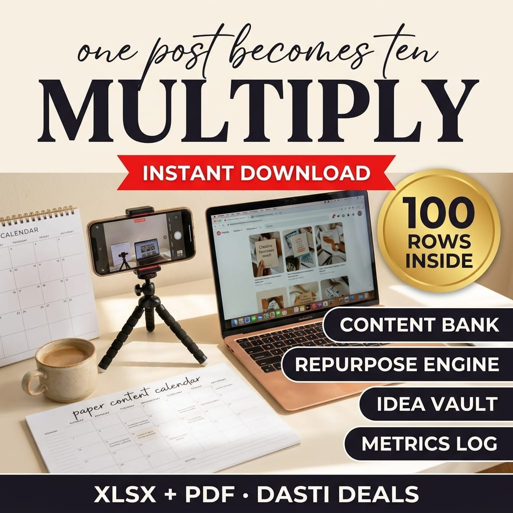 Multiply — Content Calendar & Repurposing System — product image