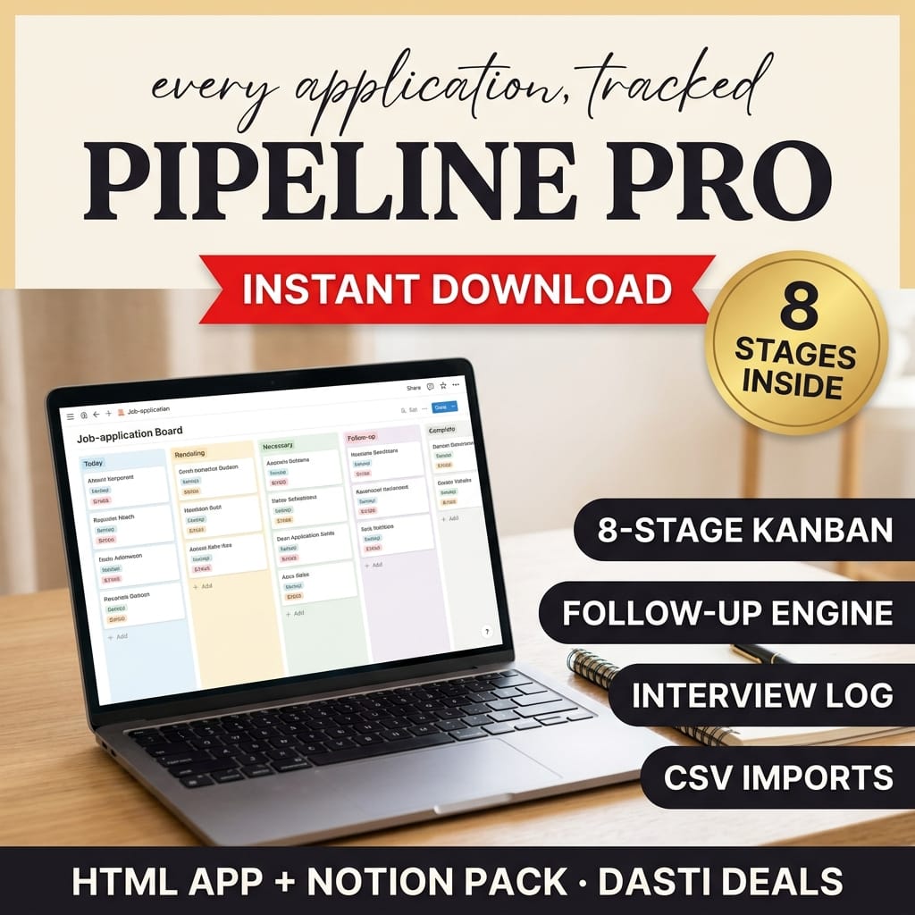 Pipeline Pro — Job Hunt Tracker — product image