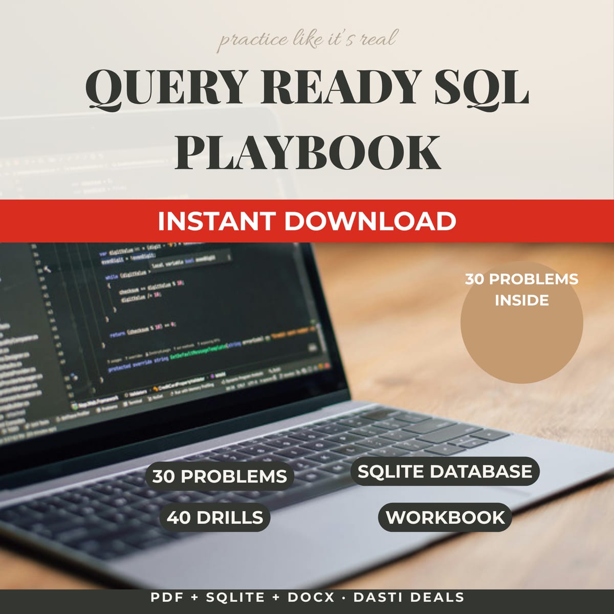 Query Ready — SQL Interview Playbook for Data Analysts — product image