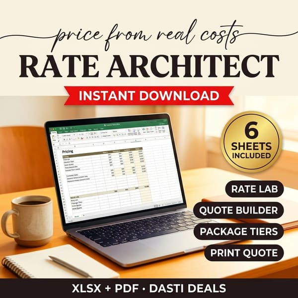 Rate Architect — Freelance Rate Calculator & Quote Builder — product image