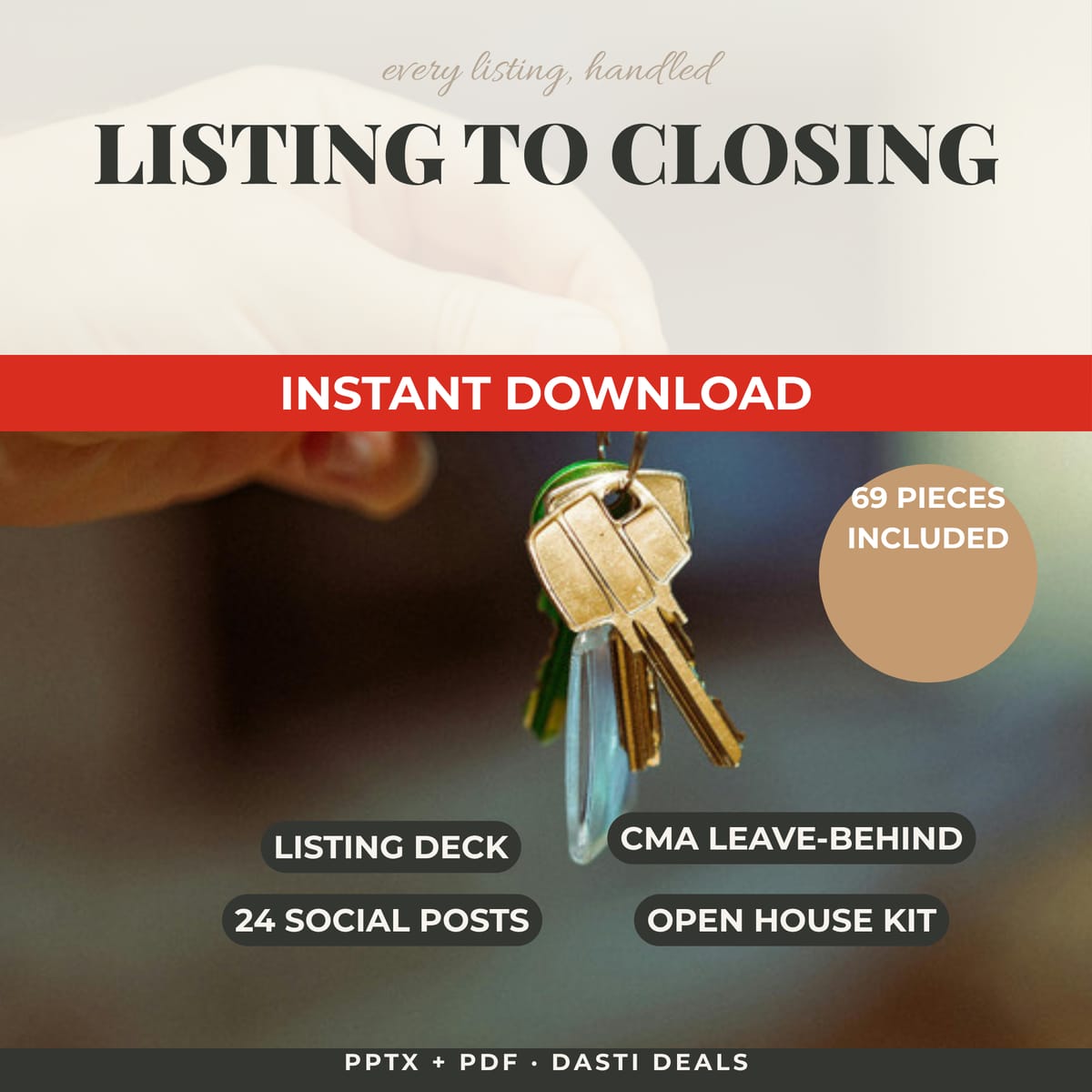 Listing to Closing — Realtor Marketing Kit — product image