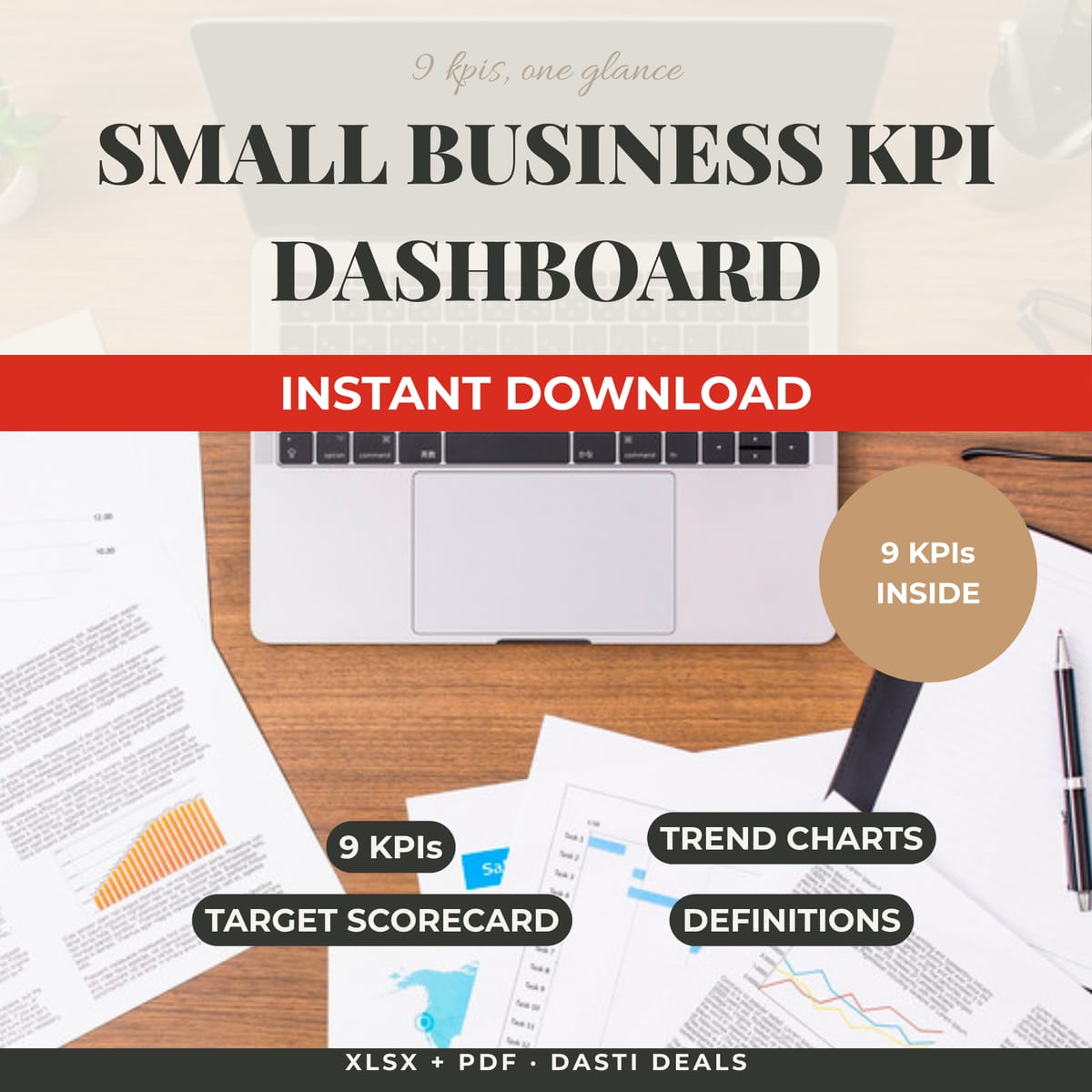 Small Business KPI Dashboard — product image