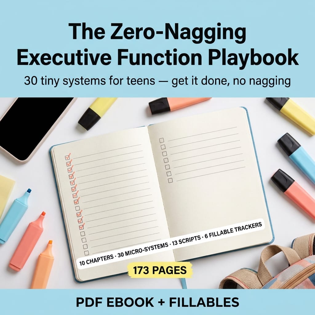 The Zero-Nagging Executive Function Playbook — product image